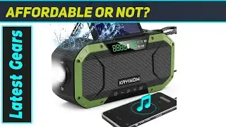 Ultimate Survival Gear: Hand Crank Solar Emergency Radio & Bluetooth Speaker