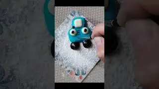 Синий трактор #yummycool #dessert #marshmallow #candymaking #синийтрактор #shorts #синий трактор