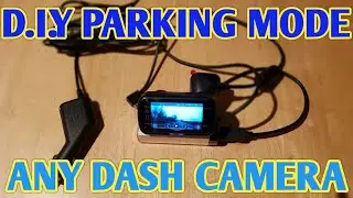 DASH CAM PARKING MODE WITHOUT HARDWIRE USING BATTERY PACK