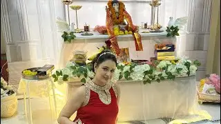 Dhoom Dhaam Se Banaya Ganpati/ eekleens 1st ganpati #yuvikachaudhary 