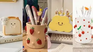 DIY Aesthetic pen holder || DIY  Pen holder || Aesthetic Craft || Waste Material Craft @nainsparkle