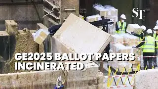 Singapore GE2025 ballot papers incinerated