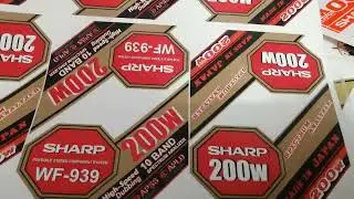 фейк на фейк наклейки для SHARP WF 939