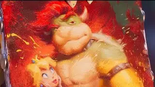 &ldquo;BEHOLD, i made a masterpiece for princess peach!&rdquo; (Bowser painting meme)