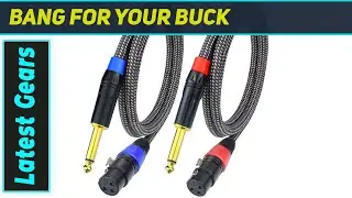 Best Unbalanced 1/4 TS to XLR Cable for Karaoke & More