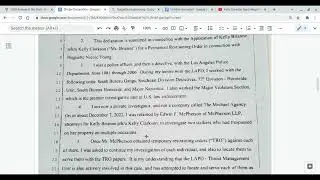 Exhibit J, Fake Struble Declaration? 01-04-23 Excerpts, Motion to Vacate CHRO, Case No. 22STRO07989