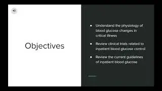 Management of Glucose in Critically Ill