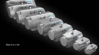 Animation - Quarter turn actuator DFPD: Flexible in use!