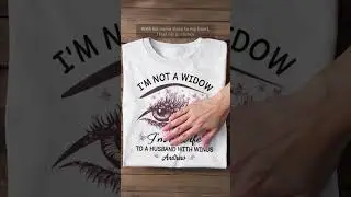 I'm A Wife To A Husband With Wings - Memorial Custom Unisex T-shirt For Family Members -TS-HA0606-V3