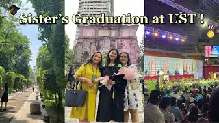 Explore Manila With Me: Sister's Graduation at UST !  [ Part 2  ] | Gabyziur