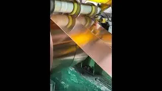 Copper Strips slitting Line #slittingline #copper strips#slittingmachine