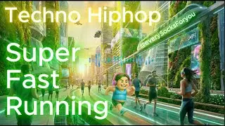 🏃 Techno Hip-Hop 10K Run | 45 Min 4:30 Pace | Techno & Hip-Hop