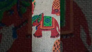 #natural jute bags size 14*12*6 with zip