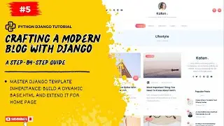 Master Django Template Inheritance: Build a Dynamic base.html and Extend It for Home Page