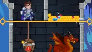 Rescue Hero Gameplay All Game Level Solution Pull The Pin Mobile Game
