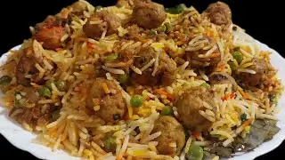 Hotal Style Chicken Kofta Biryani | Easy Kofti Matar Pulao | By Laziz Food with shamsheed 