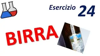 Calcoliamo i millilitri di alcol puro e la massa di alcol in una birra 4,8%