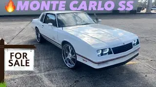 🔥 Продается Monte Carlo SS 1985 года выпуска на 24-дюймовых дисках Forgiato Big Cap, дисковых тор...