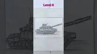 Indian Army Tank drawing #shorts #drawing #shortsvideo #youtubeshorts #armytank