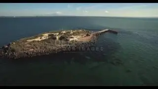 South Channel Fort from the air