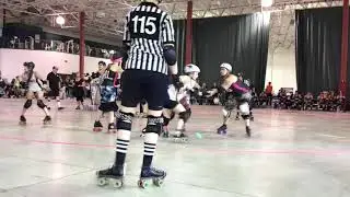 October 6, 2018 Tournament of Champions Game 1 part 1. Flint Roller Derby vs Kalamazoo Kill Crew