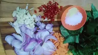 MASAK SAYUR DAUN KELOR + BAYAM HUTAN PAKAI SANTAN BEKU