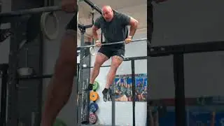 FINALLY. After 100 attempts I might be able to claim the heaviest person to do a muscle up?