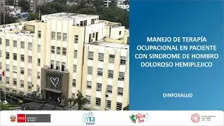 MANEJO DE TERAPÍA OCUPACIONAL EN PACIENTE CON SINDROME DE HOMBRO DOLOROSO HEMIPLEJICO
