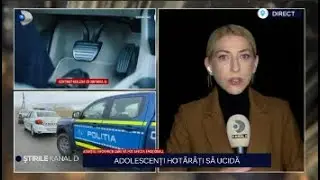 Stirile Kanal D - Adolescenti hotarati sa ucida! | Editie de seara