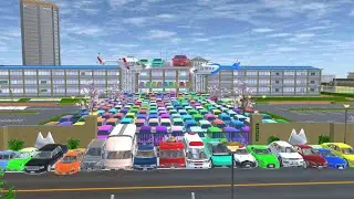 ALL CAR COLLECTION AT NEAR HIGH SCHOOL 🏫😱🤯✅.||SAKURASCHOOLSIMULATOR 😱🤯🚛🚔✅✅