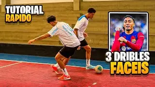 TUTORIAL dos DRIBLES MAIS FÁCEIS do FUTSAL! (se não conseguir fazer esses póparar)