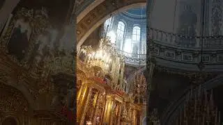 Easter Vespers in the Elokhovsky Cathedral #orthodox #moscow #respect #shorts