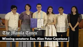 Winning senators: Sen. Alan Peter Cayetano