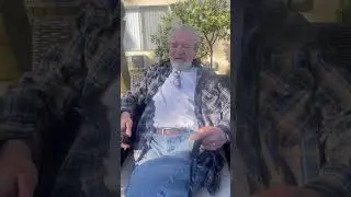 Rescued dog living at a senior living