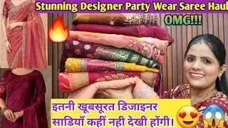 Flipkart Hhuge Designer and Handwork Saree Haul/Wedding & Partywear Saree/Must Have