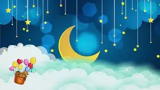 Moon beautiful cartoon sky background - LED Background 4K