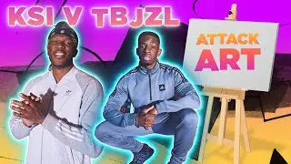 KSI VS TBJZL - DRAWING PORTRAITS OF EACH OTHER FROM MEMORY!!!! | ATTACK ART