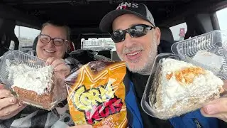 Road Trip Pie Pitstop + Kickin' Dill Pickle Corn Nuts @ Nelson Bros.-Sour Cream Raisin + French Silk
