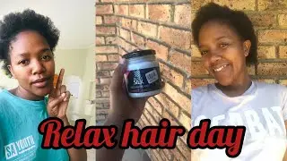 MY FAILED RELAXER DAY |BLACK SILK FIRST TRY OUT| LUSANDA YOBO