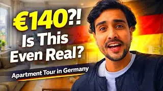 My Apartment Tour In Germany 🇩🇪 | &euro;140 Rent? ! Real Tips to Find Affordable Housing!! 