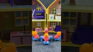 Satisfied with the unboxing and comments of the pink mini princess house set toy #toyunboxing#asmr
