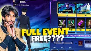 (LIVE) I Got Gojo Bundle + Purchasing New Event All Items With Discount😍 - Garena Free Fire