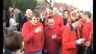Haxey Hood 2008 - Boggins depart the Loco