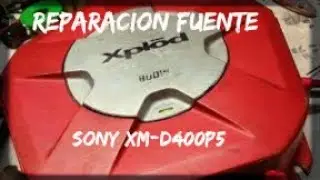 Reparaci&oacute;n Amplificador Sony XM-D400P5