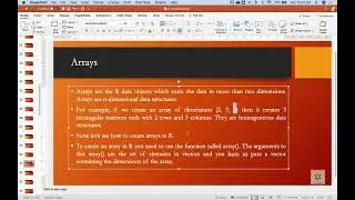 Array Data Structures in R | Lecture - 18