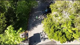 Nazar and Segway Ninebot-S. Drone video Mavic 2 mini