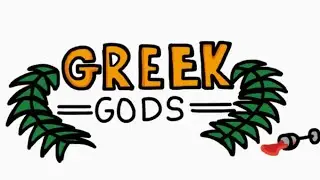 Greek Gods - digital drawing representations