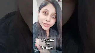 5 Quotes on Freedom #Quotes