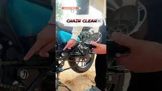How to clean and Lube Motorcycle | Royal Enfield meteor 350