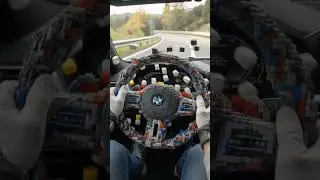 💥 LEGO Steering Wheel AIRBAG TEST #lego #experiment #legostarwars #bmw #cars